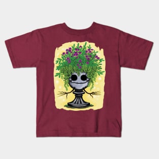 Blooming plant pot Kids T-Shirt